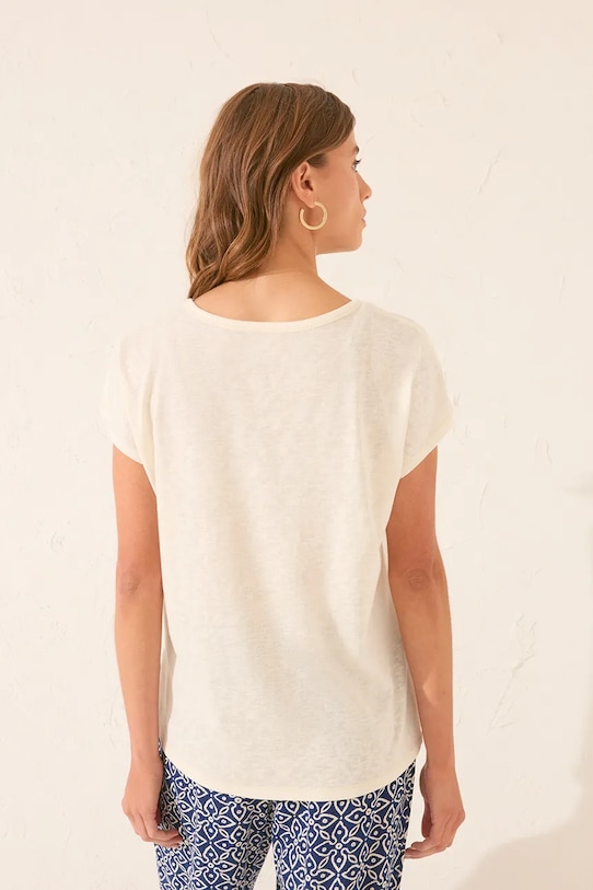 Pyžamové tričko women'secret béžová 3272263