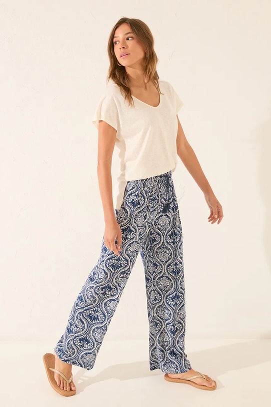 women'secret spodnie piżamowe granatowy 3702236