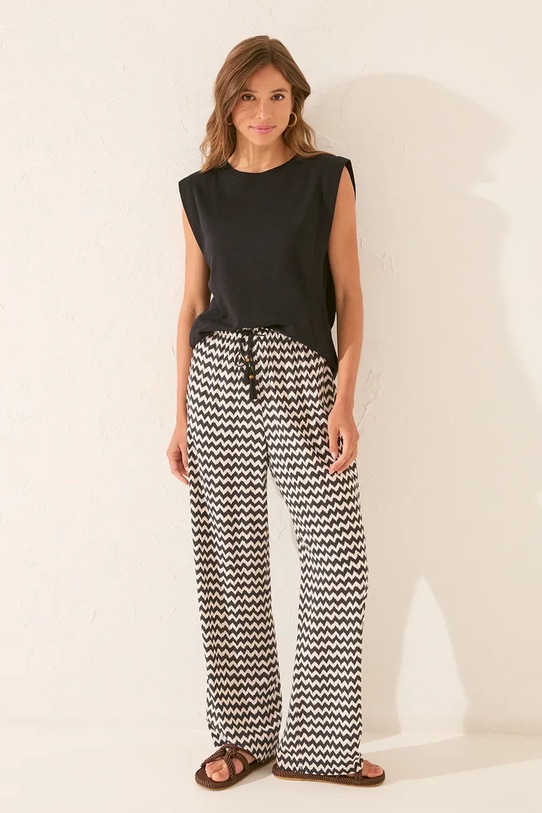 women'secret piżama wzorzyste czarny 3702233