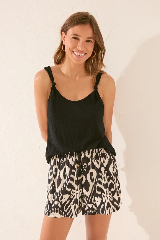 women'secret piżama tkanina czarny 3702235