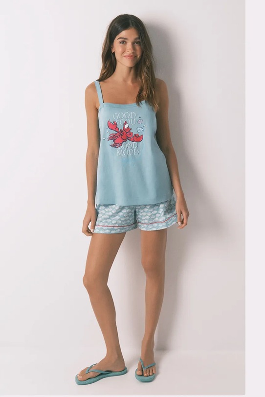 women'secret piżama 3132110 turkusowy