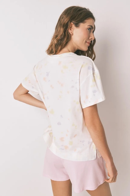 women'secret piżama bawełniana biały 3132113