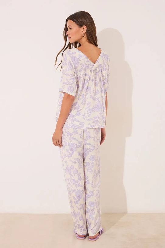 women'secret piżama 3592396 beżowy