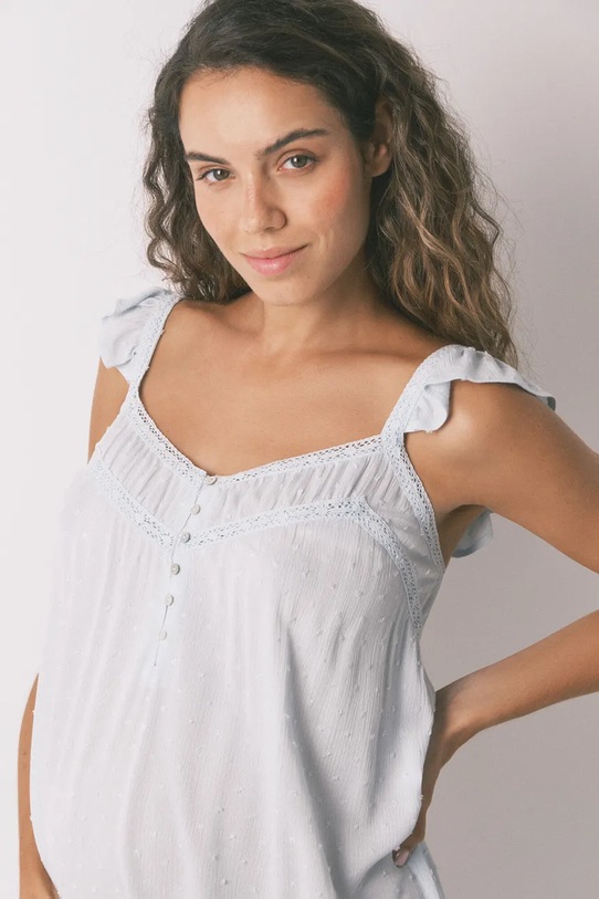 Odzież women'secret koszula nocna 3632487 turkusowy