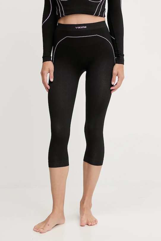 Funkčné legíny Viking Etna 2.0 Planet friendly čierna 500.27.6049