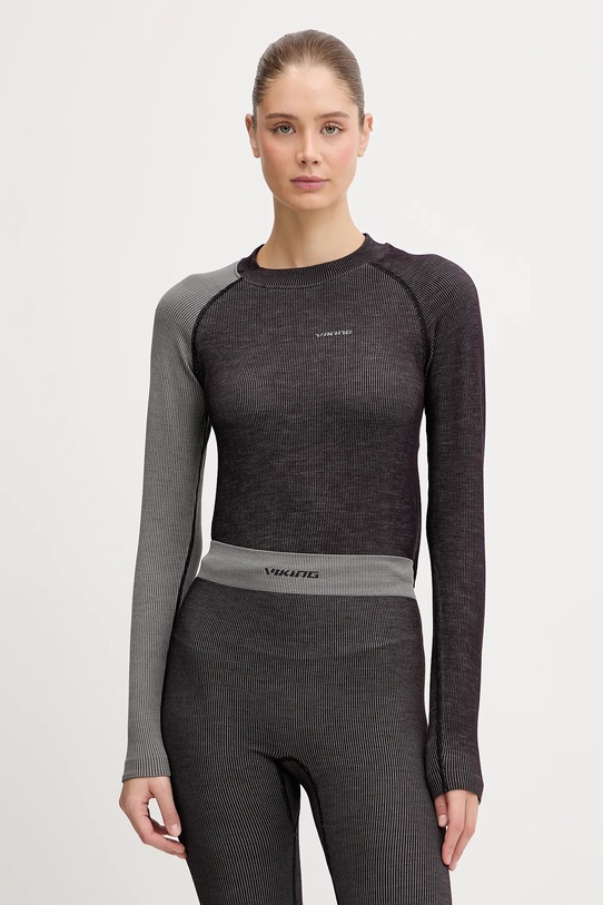 Viking komplet bielizny funkcyjnej - legginsy i longsleeve Mounti 500.27.7080 szary AW25
