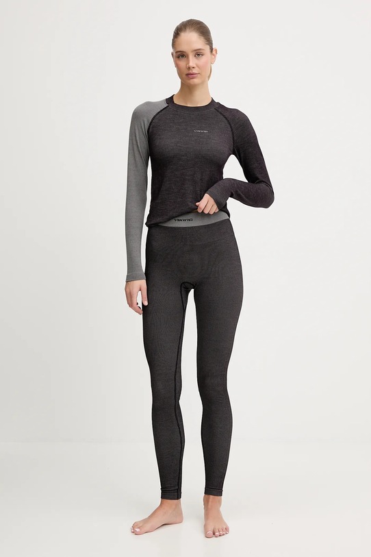 Viking komplet bielizny funkcyjnej - legginsy i longsleeve Mounti outdoor szary 500.27.8757
