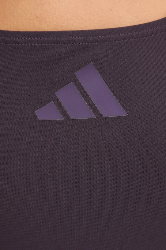 Enodelne kopalke adidas Performance 3-Stripes JZ5509 bordo