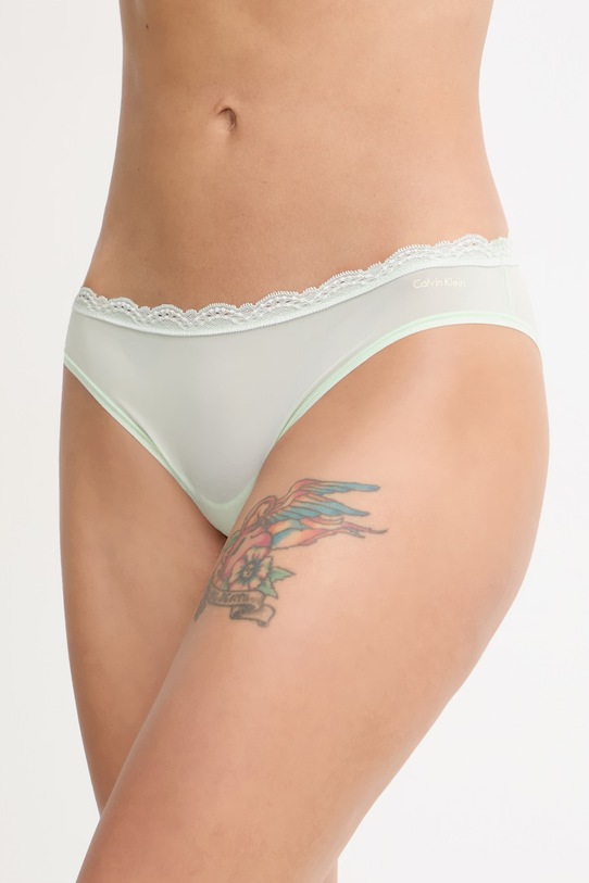 Calvin Klein Underwear figi damskie zielony LV00QD5271