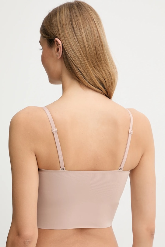 Calvin Klein Underwear biustonosz LV00QF8419 beżowy AW25