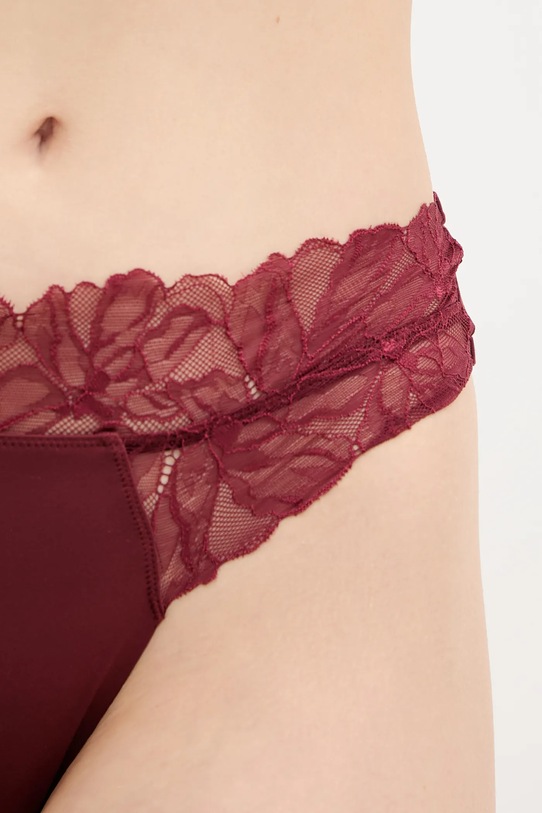 Одяг Стринги Calvin Klein Underwear LV00QF8444 бордо