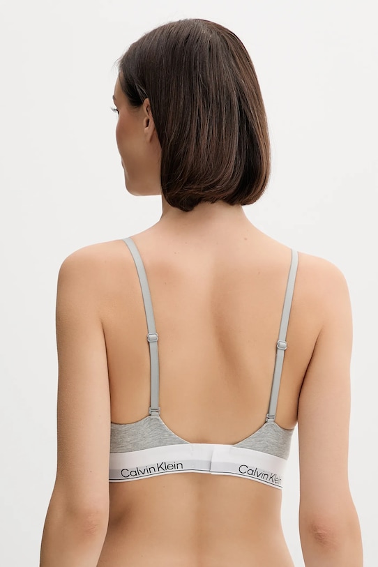 Calvin Klein Underwear sutien LV00QF8498 gri AW25