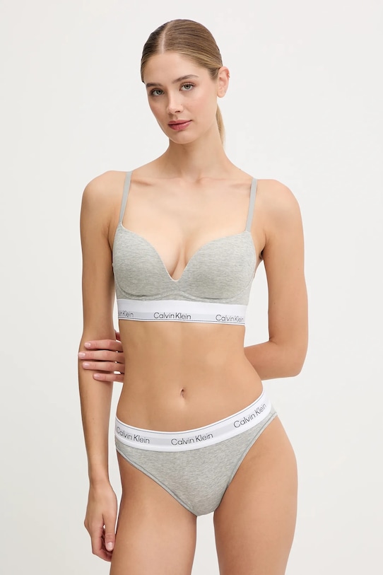 Calvin Klein Underwear sutien LV00QF8502 gri AW25