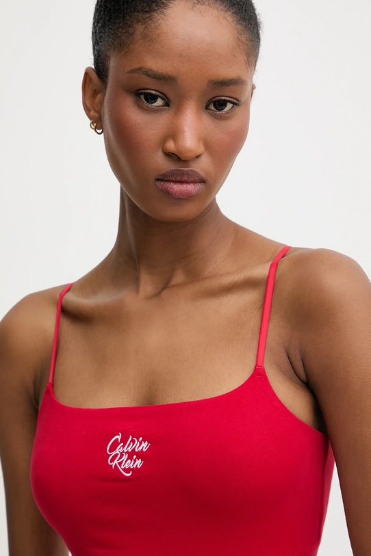 Odzież Calvin Klein Underwear biustonosz LV00QF8612 czerwony