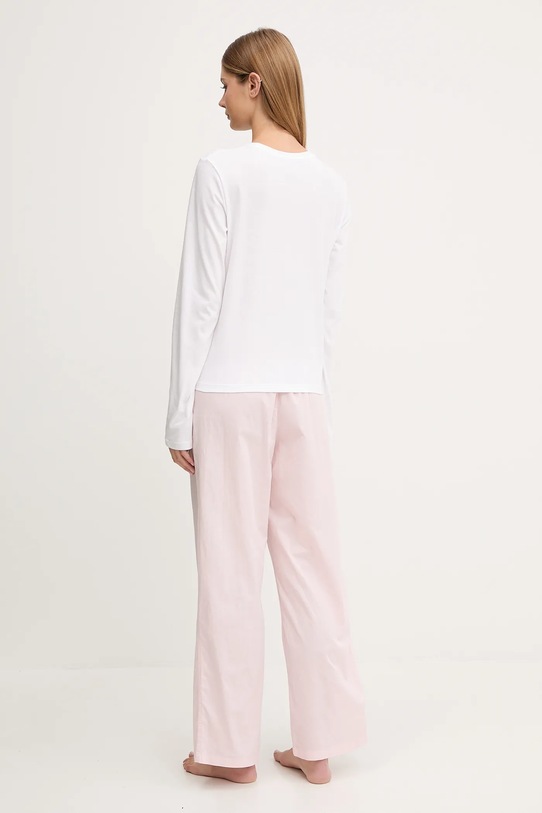 Calvin Klein Underwear piżama bawełniana biały LV00QS7575