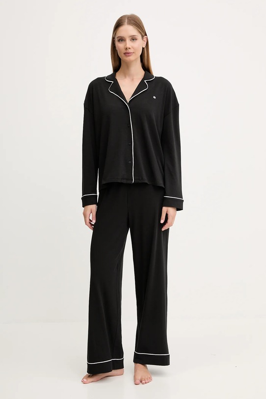Піжама Tommy Hilfiger трикотаж чорний UW0UW06142