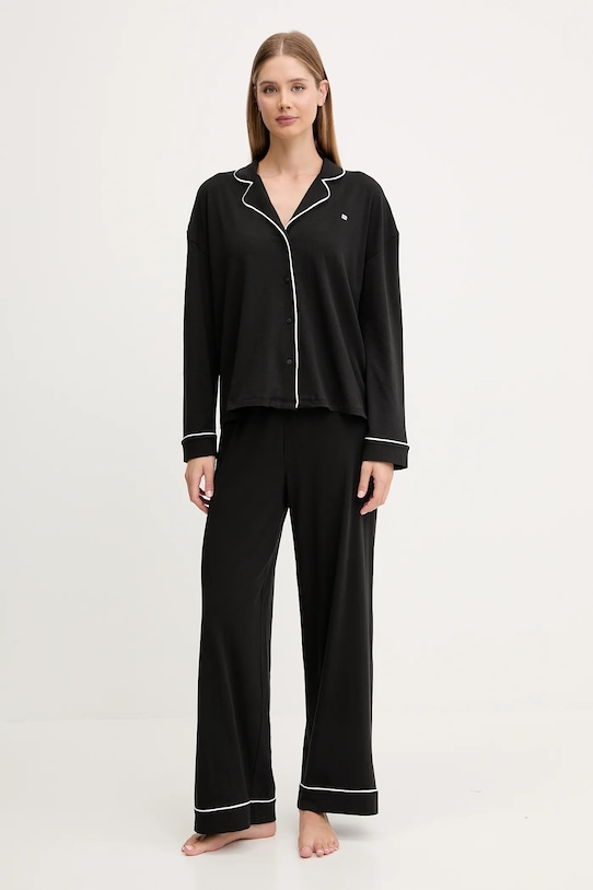 Піжама Tommy Hilfiger трикотаж чорний UW0UW06142