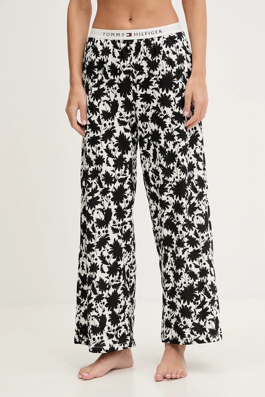 Odzież Tommy Hilfiger piżama bawełniana UW0UW06146 beżowy