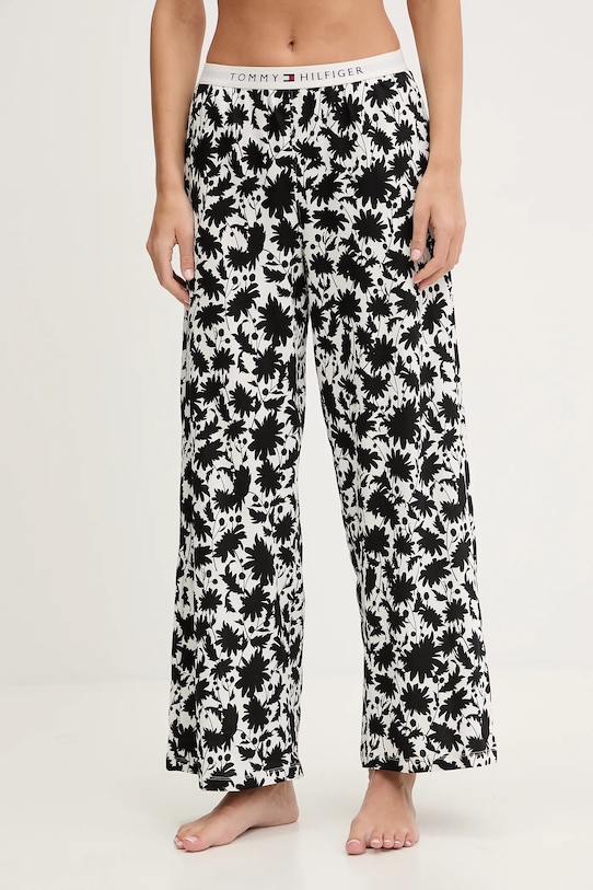 Odzież Tommy Hilfiger piżama bawełniana UW0UW06146 beżowy