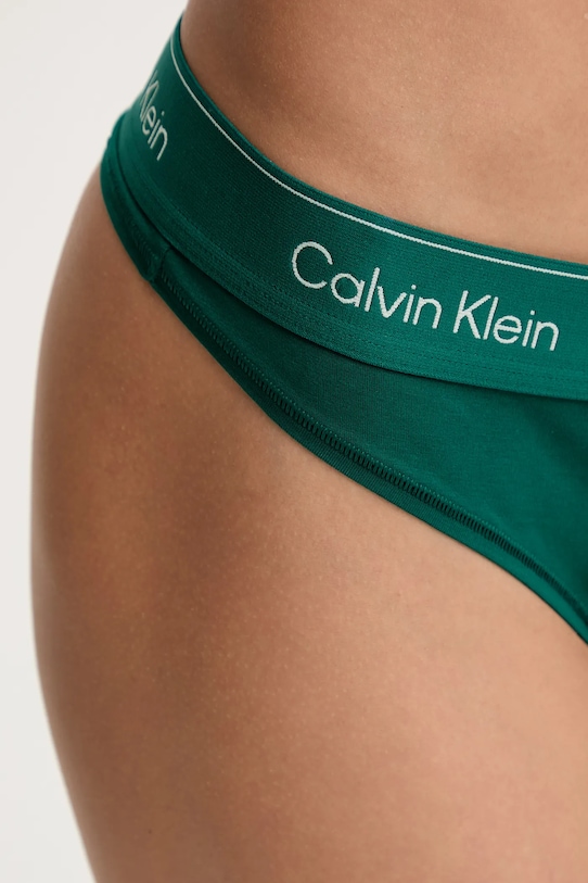 Odzież Calvin Klein Underwear stringi LV00QF8518 zielony