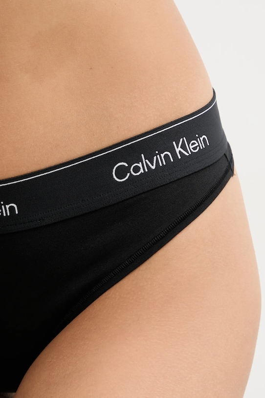 Odzież Calvin Klein Underwear stringi LV00QF8518 czarny