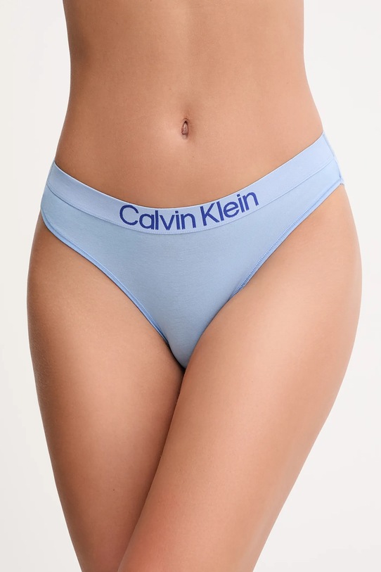 Труси Calvin Klein Underwear гладкий блакитний LV00QD5291