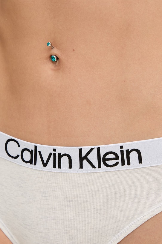 Odjeća Calvin Klein Underwear gaćice za žene od pamuka s elastanom LV00QD5291 siva