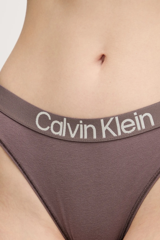Одяг Труси Calvin Klein Underwear LV00QD5291 коричневий