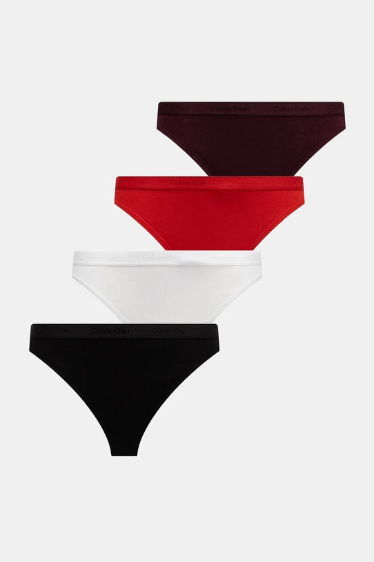 Nohavičky Calvin Klein Underwear 5-pak nohavičky červená LV00QD5360