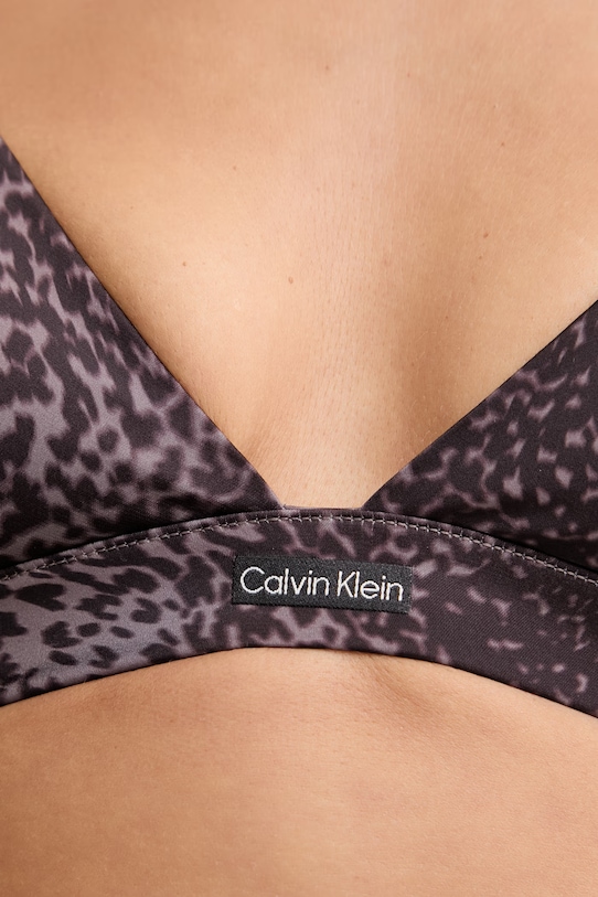 Calvin Klein Underwear trojuholníková podprsenka LV00QF8392 hnedá