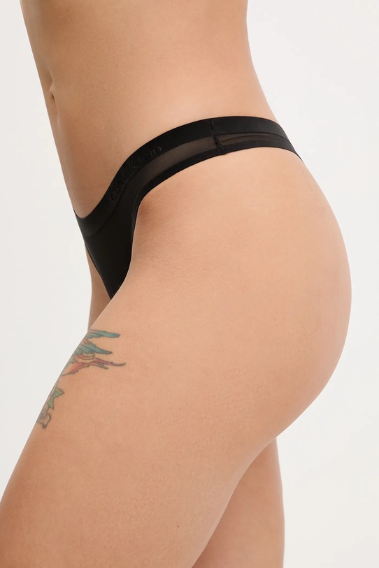 Calvin Klein Underwear stringi LV00QF8450 czarny AW25