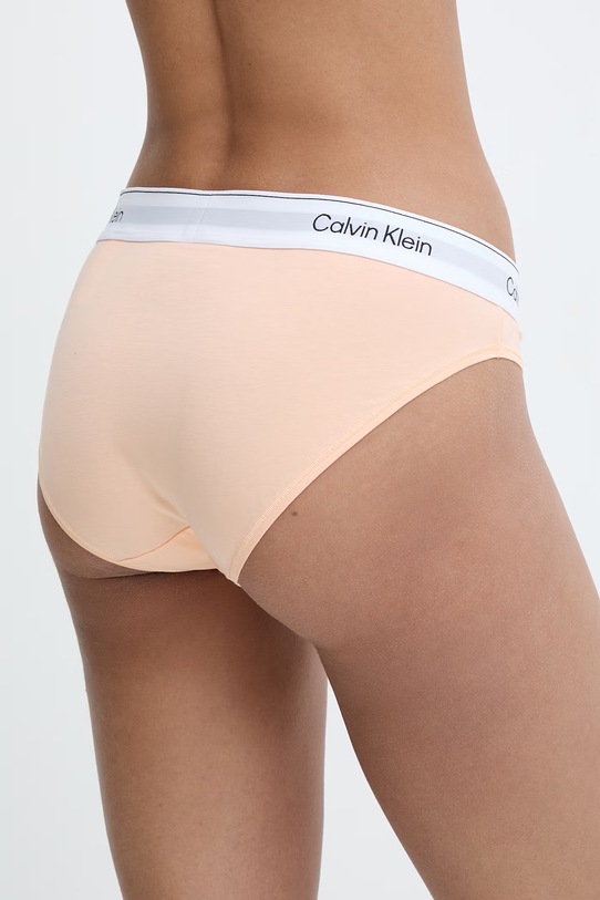 Oblečenie Calvin Klein Underwear nohavičky dámske s bavlnou LV00QF8520 oranžová