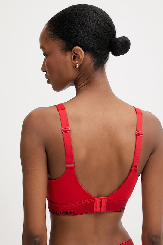 Odzież Calvin Klein Underwear biustonosz LV00QF8555 czerwony