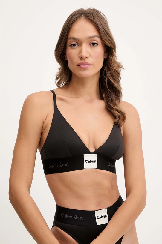 Calvin Klein Underwear biustonosz dzianina czarny LV00QF8610