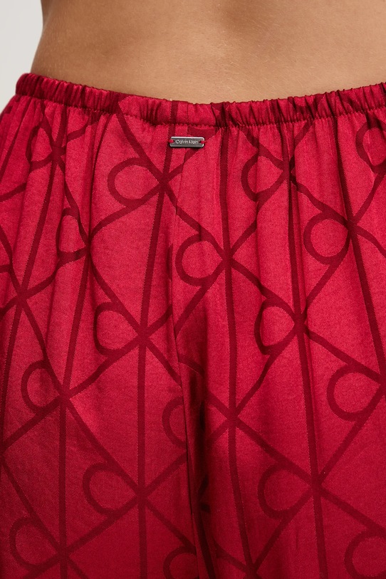 Pyžamové nohavice Calvin Klein Underwear červená LV00QS7536