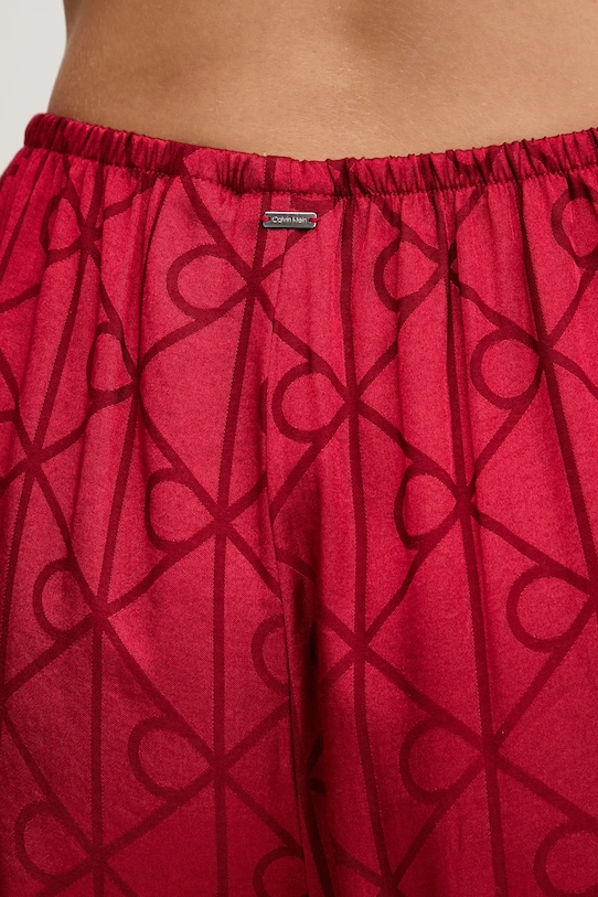 Pyžamové nohavice Calvin Klein Underwear červená LV00QS7536