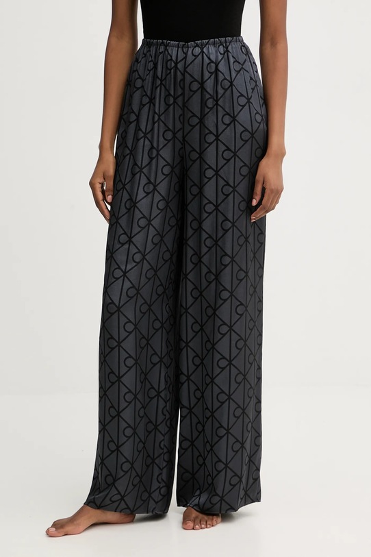 Calvin Klein Underwear spodnie piżamowe tkanina szary LV00QS7536