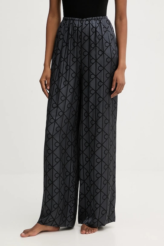 Calvin Klein Underwear spodnie piżamowe tkanina szary LV00QS7536