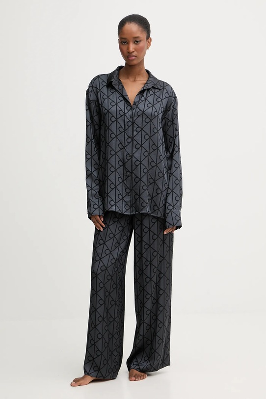 Calvin Klein Underwear spodnie piżamowe LV00QS7536 szary AW25