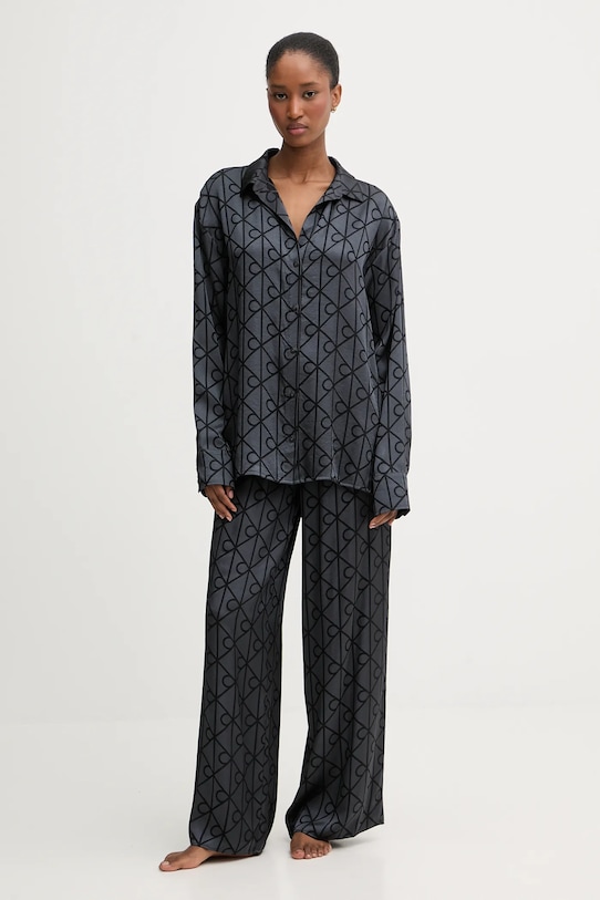 Calvin Klein Underwear spodnie piżamowe LV00QS7536 szary AW25