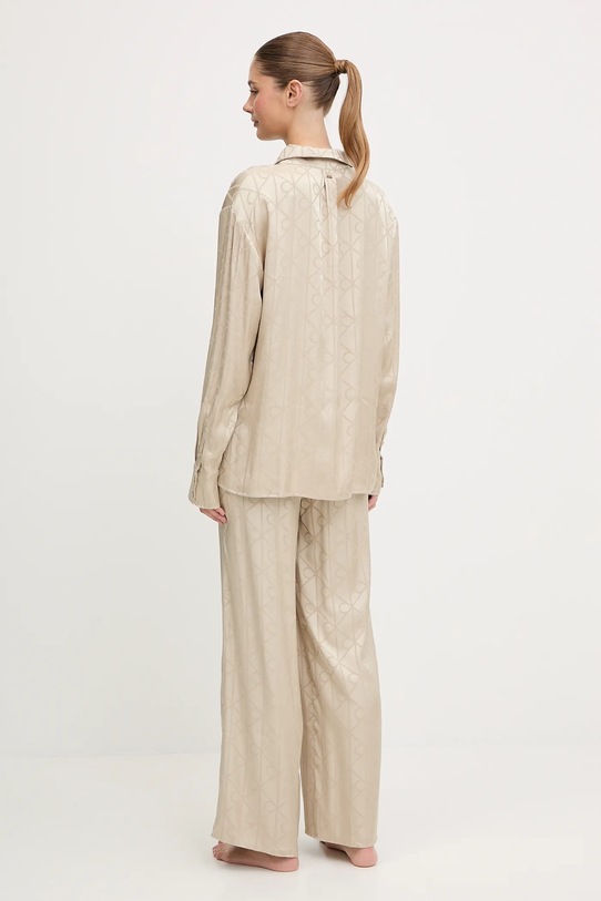 Oblečení Pyžamo Calvin Klein Underwear LV00QS7574 béžová