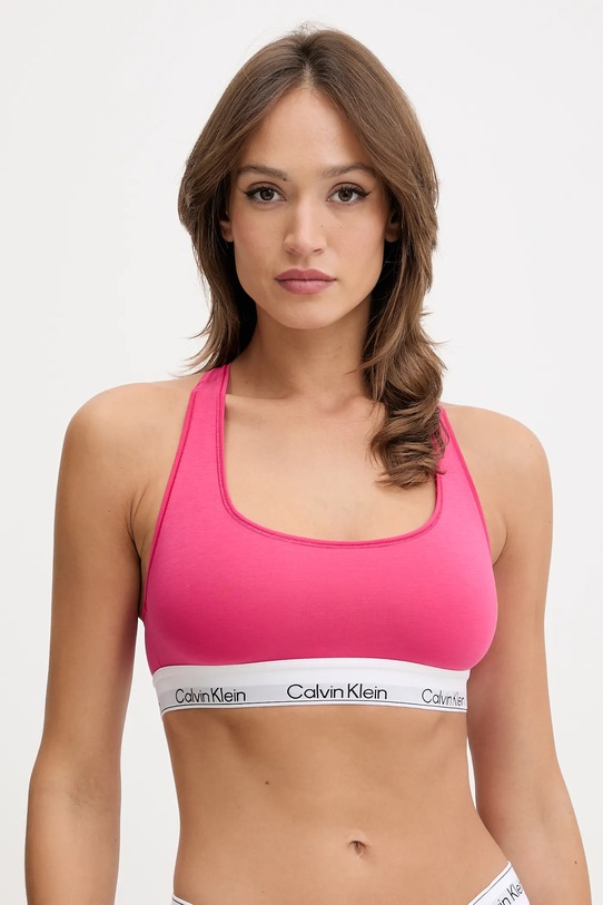 Calvin Klein Underwear biustonosz dzianina różowy LV00QF8493