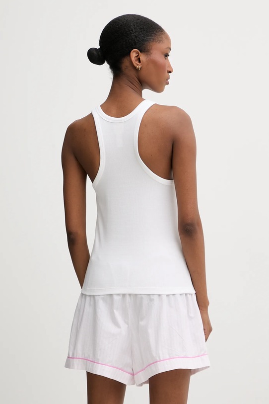 Πιτζάμα Calvin Klein Underwear LV00QS7580 λευκό AW25