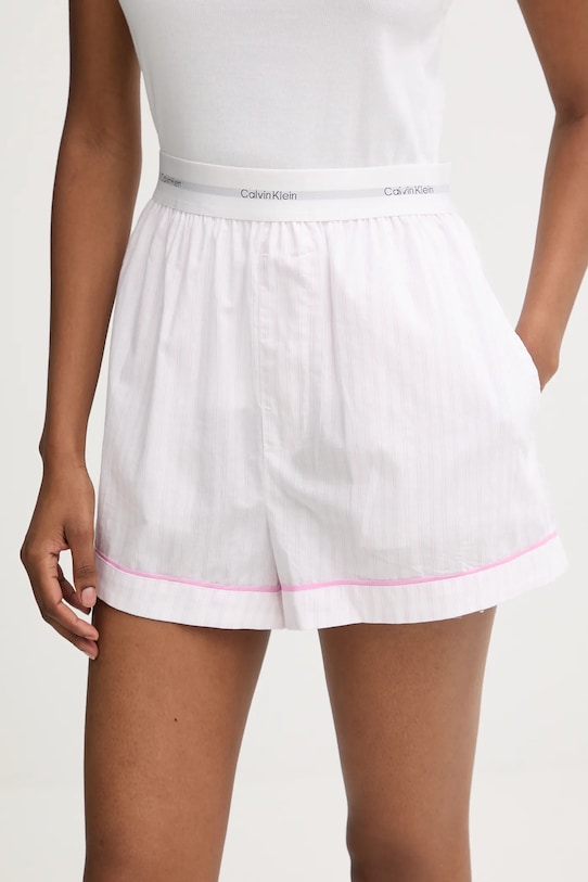 Πιτζάμα Calvin Klein Underwear λευκό LV00QS7580