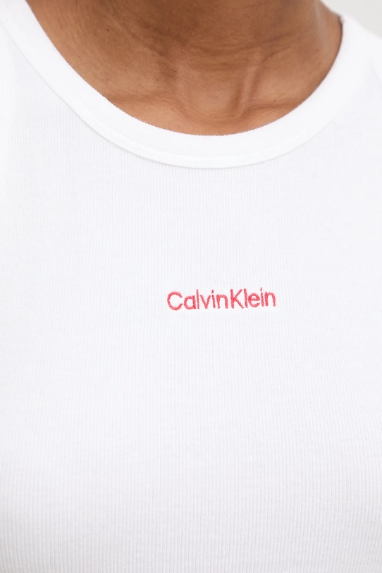 Πιτζάμα Calvin Klein Underwear LV00QS7580 λευκό