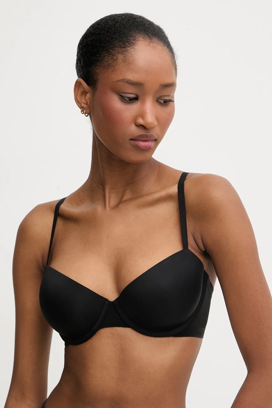 Calvin Klein Underwear biustonosz dzianina czarny LV00QF8344