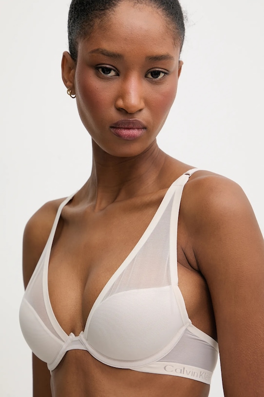 Дрехи Сутиен Calvin Klein Underwear LV00QF8448 бял