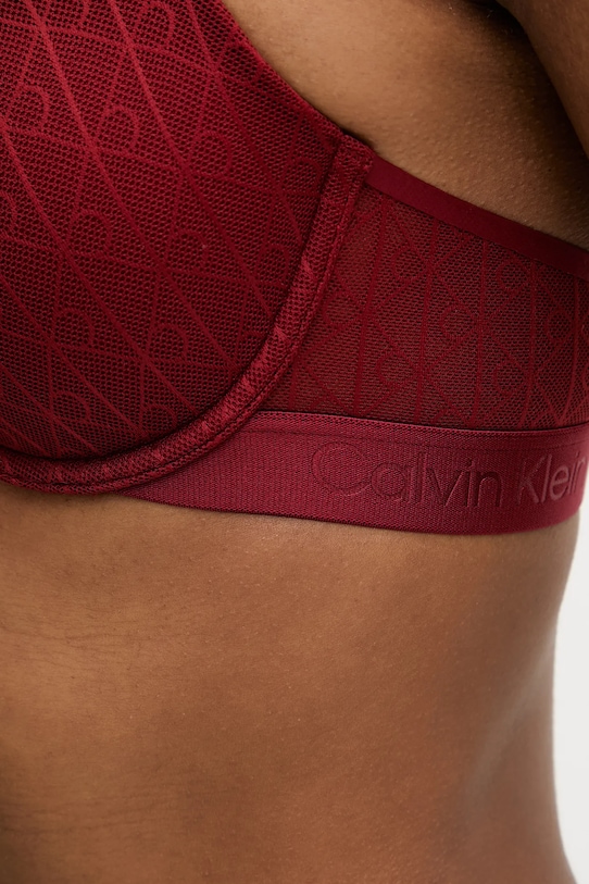 Calvin Klein Underwear biustonosz bordowy LV00QF8606