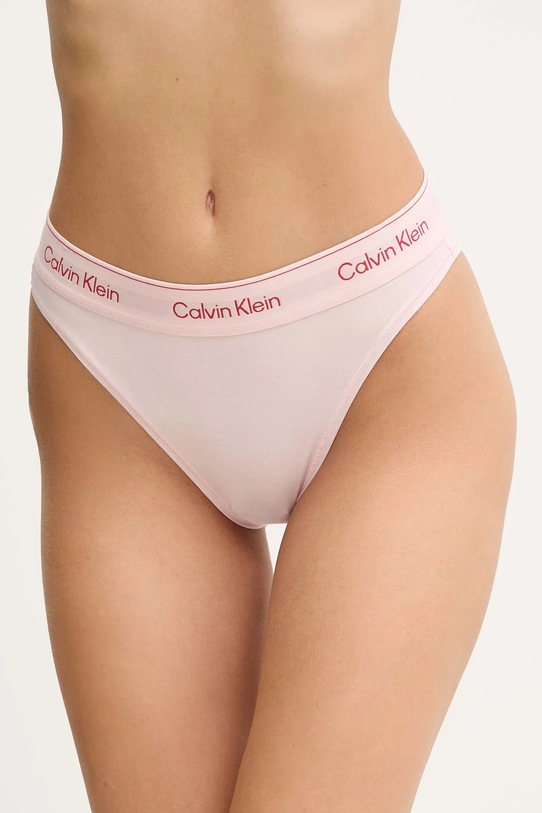Труси Calvin Klein Underwear гладкий рожевий LV00QF8524