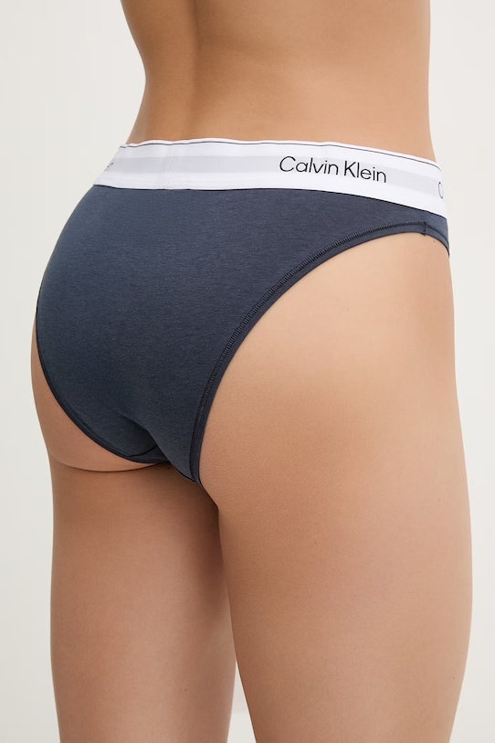 Дрехи Calvin Klein Underwear бикини дамски с памук LV00QF8524 тъмносин